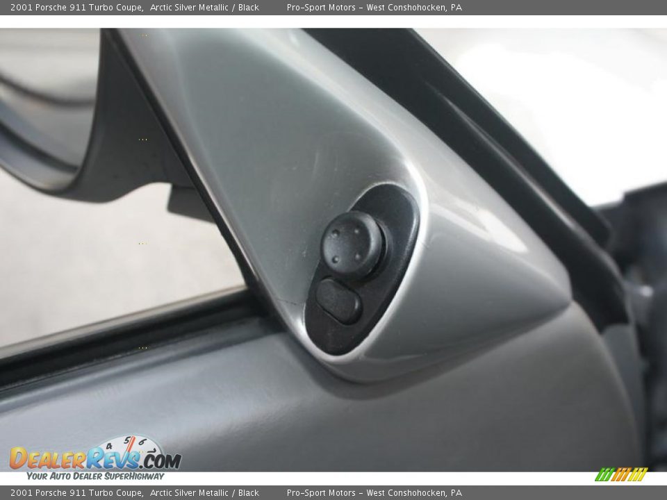 2001 Porsche 911 Turbo Coupe Arctic Silver Metallic / Black Photo #36