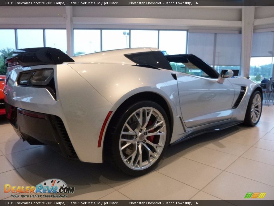 2016 Chevrolet Corvette Z06 Coupe Blade Silver Metallic / Jet Black Photo #2