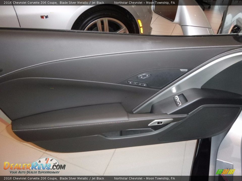 2016 Chevrolet Corvette Z06 Coupe Blade Silver Metallic / Jet Black Photo #14
