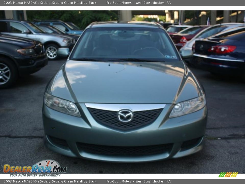2003 Mazda MAZDA6 s Sedan Sepang Green Metallic / Black Photo #2