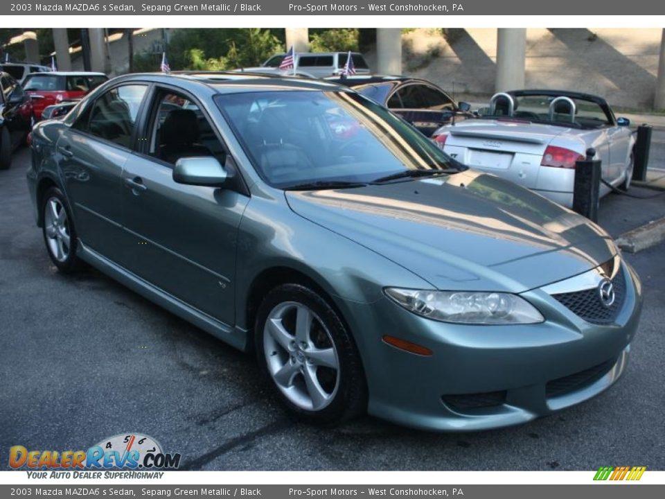 Front 3/4 View of 2003 Mazda MAZDA6 s Sedan Photo #4