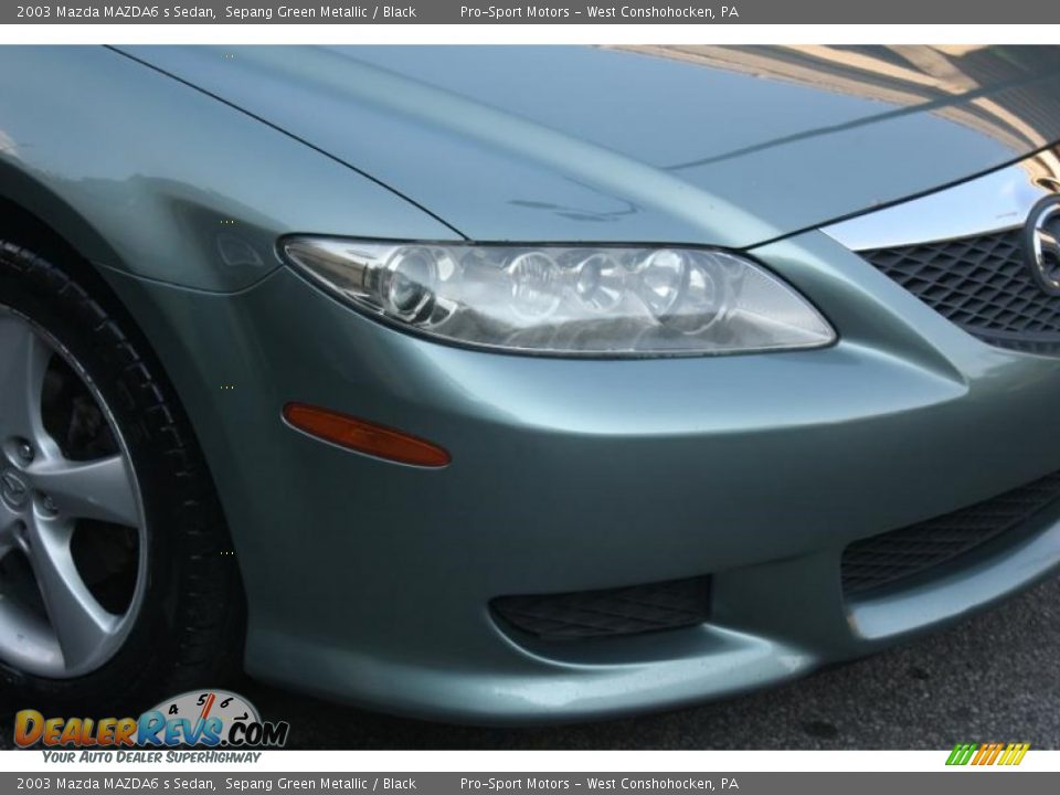 2003 Mazda MAZDA6 s Sedan Sepang Green Metallic / Black Photo #5