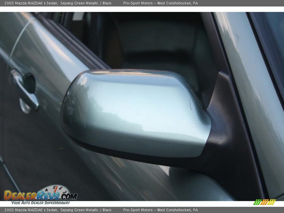 2003 Mazda MAZDA6 s Sedan Sepang Green Metallic / Black Photo #6