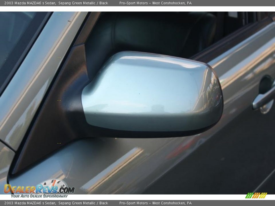 2003 Mazda MAZDA6 s Sedan Sepang Green Metallic / Black Photo #9