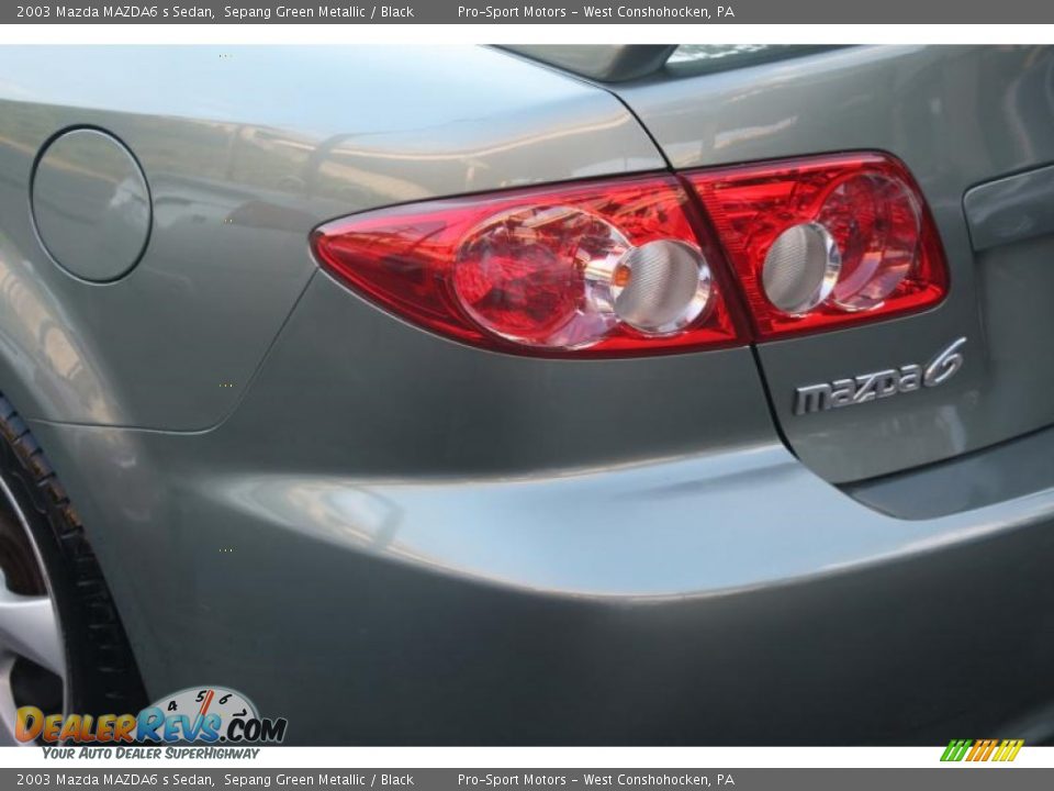 2003 Mazda MAZDA6 s Sedan Sepang Green Metallic / Black Photo #11