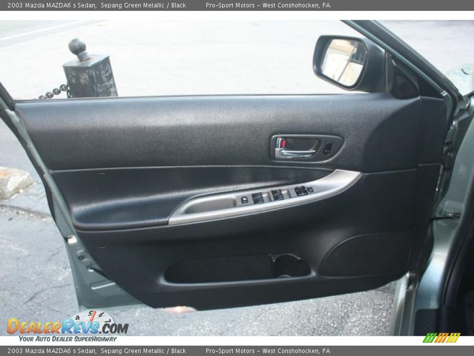 2003 Mazda MAZDA6 s Sedan Sepang Green Metallic / Black Photo #20