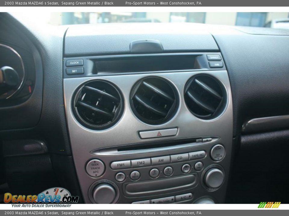 2003 Mazda MAZDA6 s Sedan Sepang Green Metallic / Black Photo #28