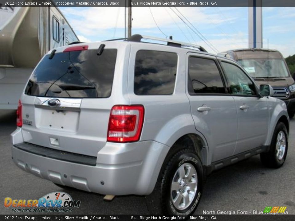 2012 Ford Escape Limited Ingot Silver Metallic / Charcoal Black Photo #5