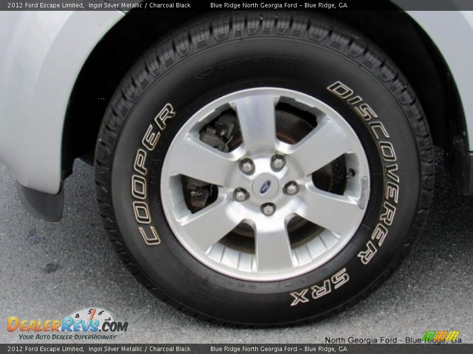 2012 Ford Escape Limited Ingot Silver Metallic / Charcoal Black Photo #9