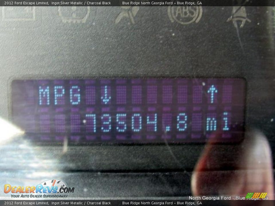 2012 Ford Escape Limited Ingot Silver Metallic / Charcoal Black Photo #21