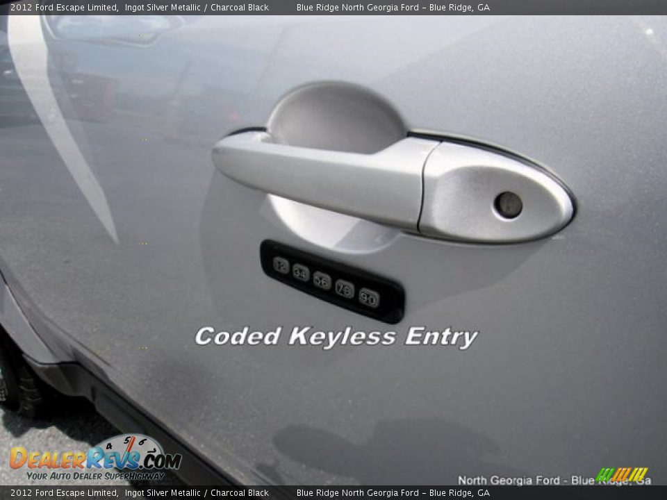 2012 Ford Escape Limited Ingot Silver Metallic / Charcoal Black Photo #25