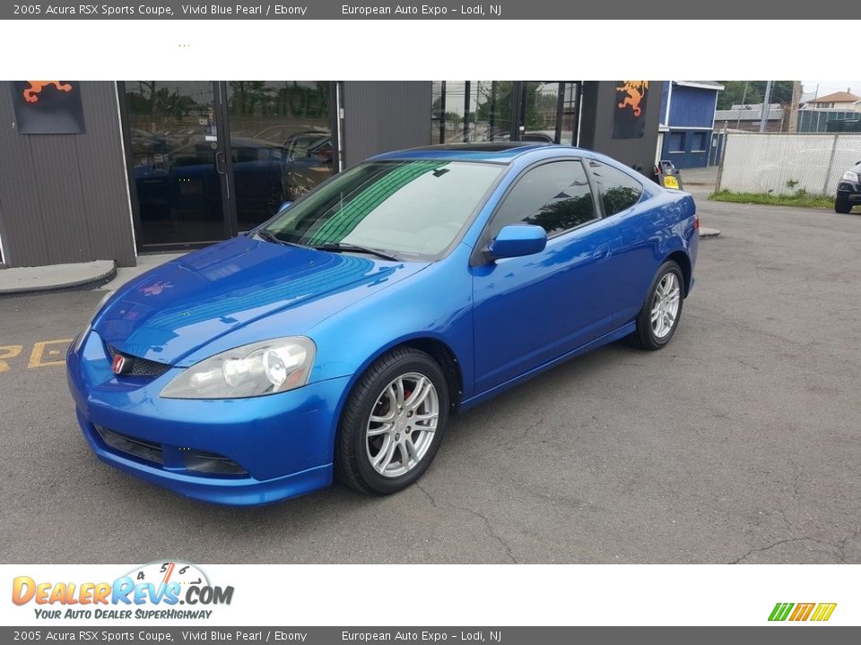 2005 Acura RSX Sports Coupe Vivid Blue Pearl / Ebony Photo #1