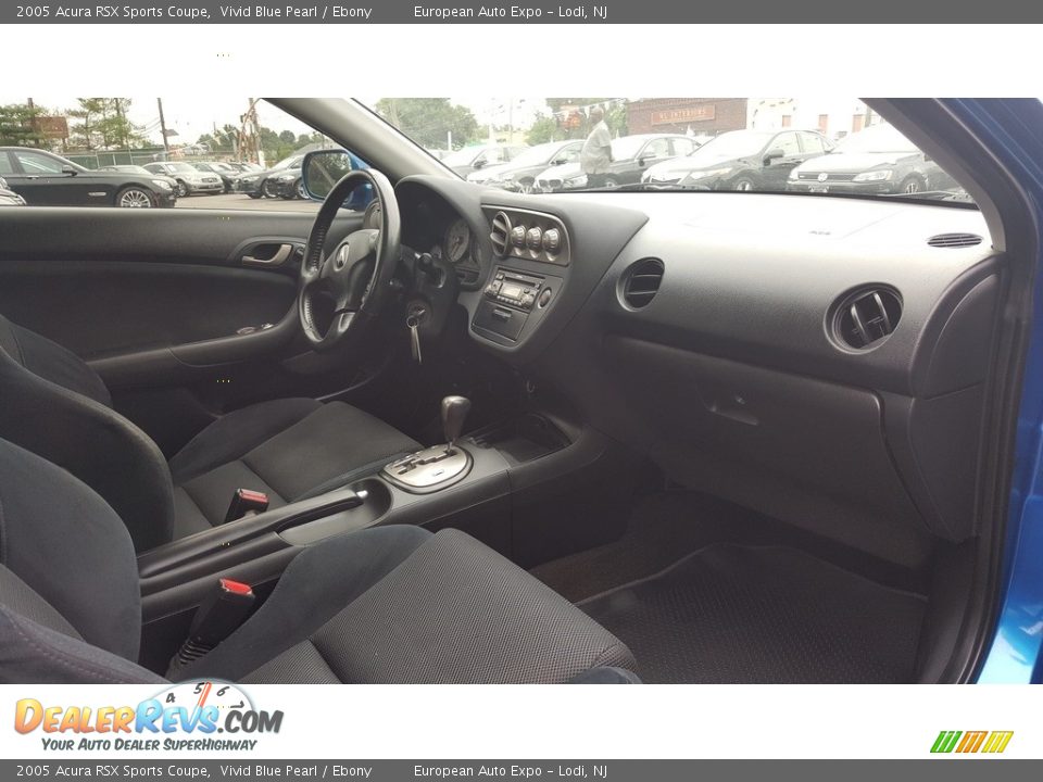 2005 Acura RSX Sports Coupe Vivid Blue Pearl / Ebony Photo #3