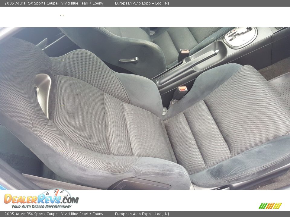 2005 Acura RSX Sports Coupe Vivid Blue Pearl / Ebony Photo #4