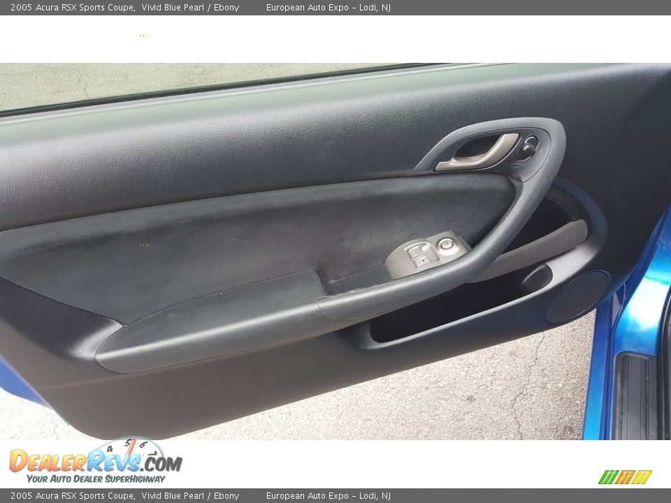 2005 Acura RSX Sports Coupe Vivid Blue Pearl / Ebony Photo #9