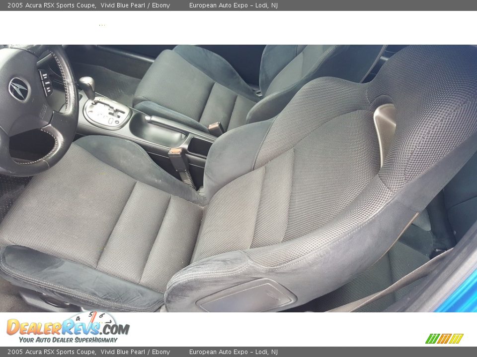2005 Acura RSX Sports Coupe Vivid Blue Pearl / Ebony Photo #10