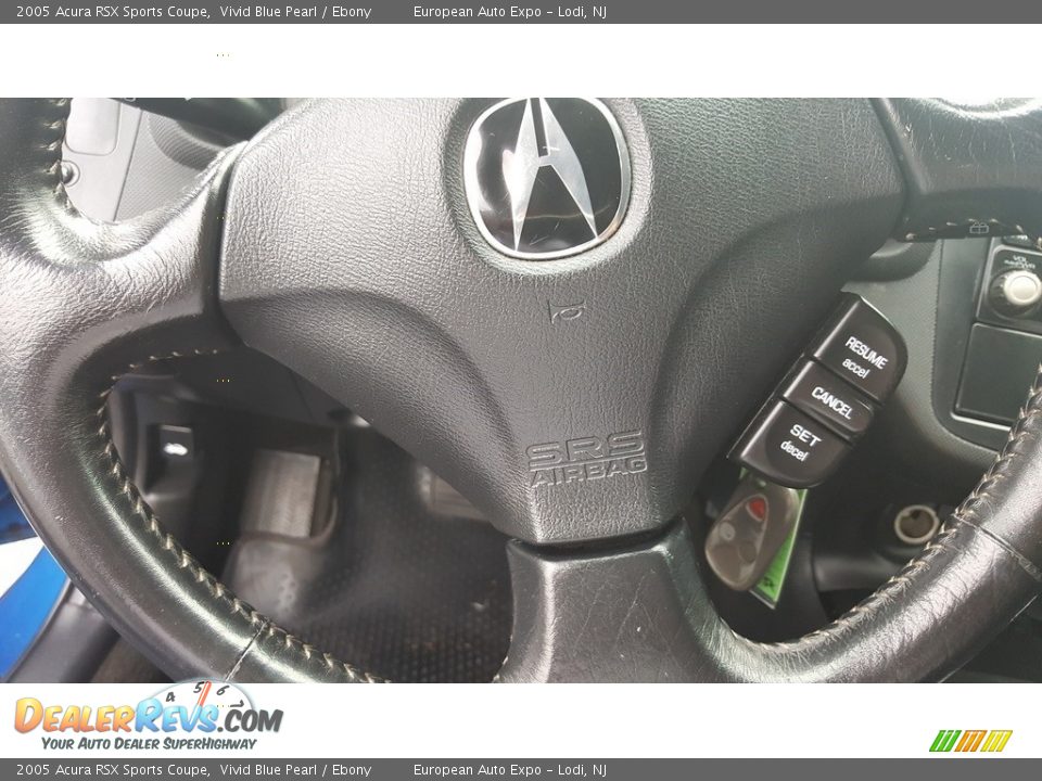 2005 Acura RSX Sports Coupe Vivid Blue Pearl / Ebony Photo #11