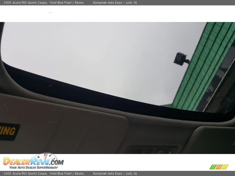 2005 Acura RSX Sports Coupe Vivid Blue Pearl / Ebony Photo #13