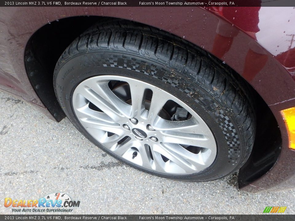 2013 Lincoln MKZ 3.7L V6 FWD Bordeaux Reserve / Charcoal Black Photo #9