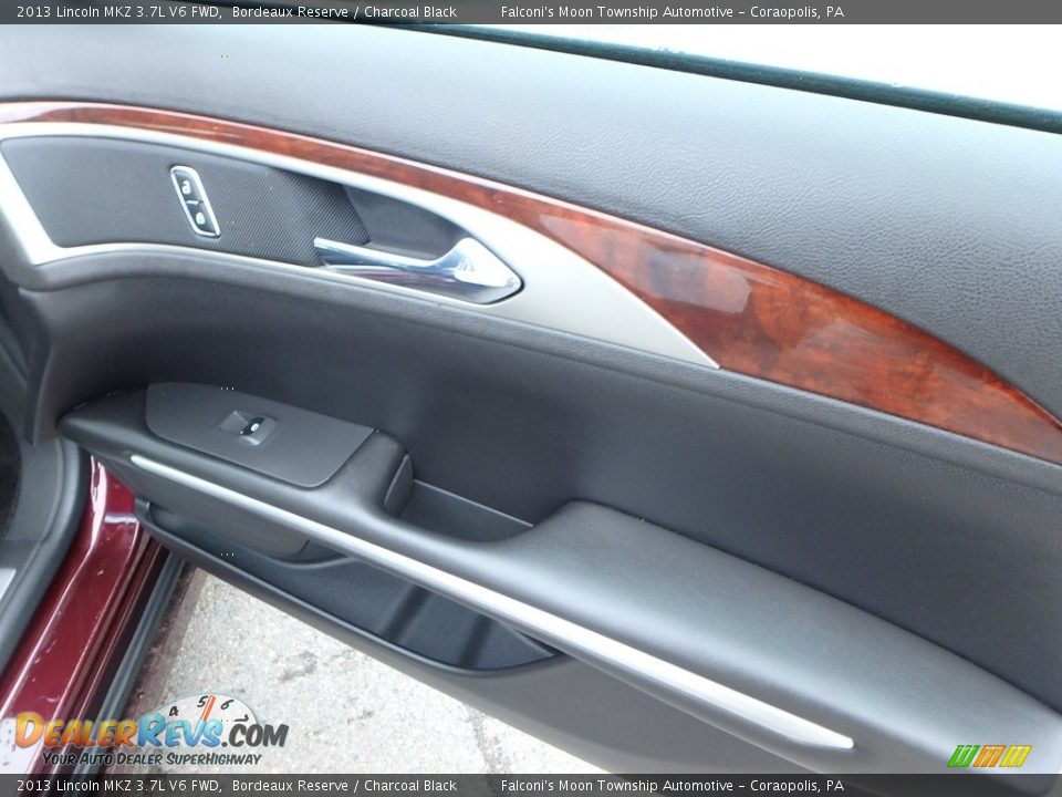 2013 Lincoln MKZ 3.7L V6 FWD Bordeaux Reserve / Charcoal Black Photo #12