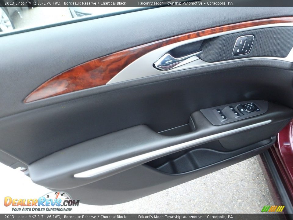 2013 Lincoln MKZ 3.7L V6 FWD Bordeaux Reserve / Charcoal Black Photo #18