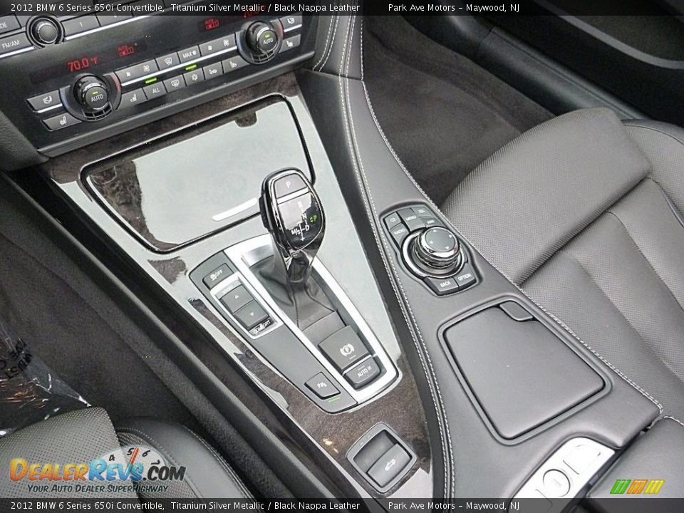 2012 BMW 6 Series 650i Convertible Titanium Silver Metallic / Black Nappa Leather Photo #31