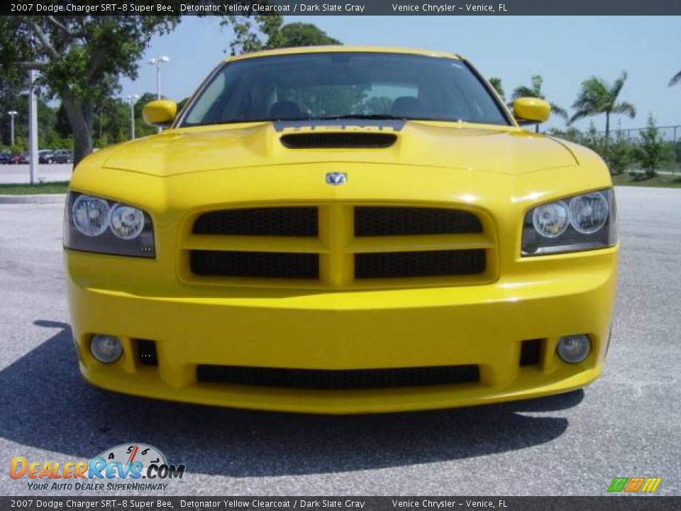 2007 Dodge Charger SRT-8 Super Bee Detonator Yellow Clearcoat / Dark Slate Gray Photo #9