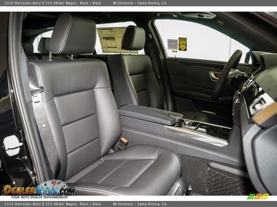 2016 Mercedes-Benz E 350 4Matic Wagon Black / Black Photo #2
