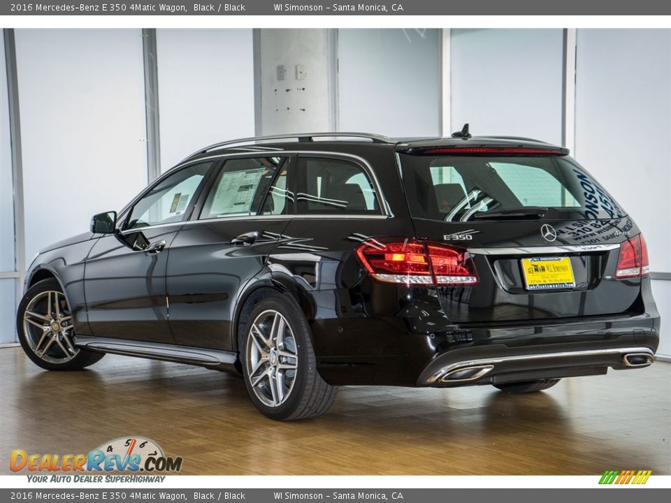 2016 Mercedes-Benz E 350 4Matic Wagon Black / Black Photo #3