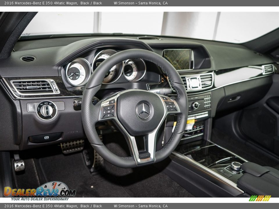 2016 Mercedes-Benz E 350 4Matic Wagon Black / Black Photo #5