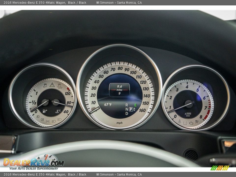 2016 Mercedes-Benz E 350 4Matic Wagon Black / Black Photo #6