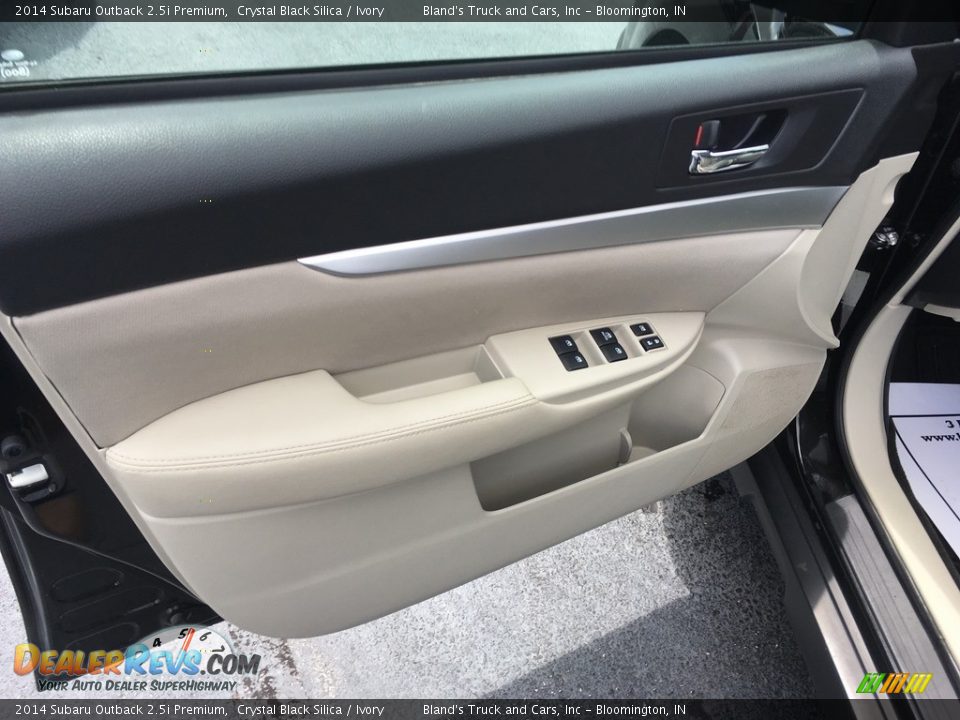 2014 Subaru Outback 2.5i Premium Crystal Black Silica / Ivory Photo #12