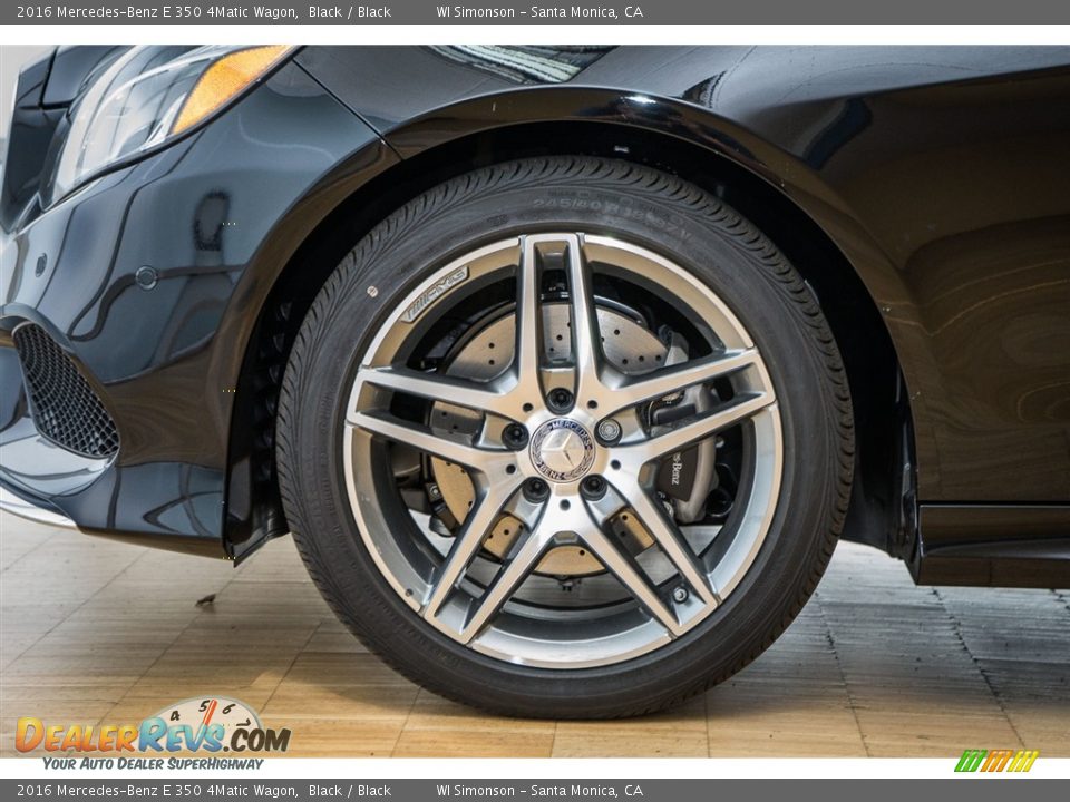 2016 Mercedes-Benz E 350 4Matic Wagon Black / Black Photo #10