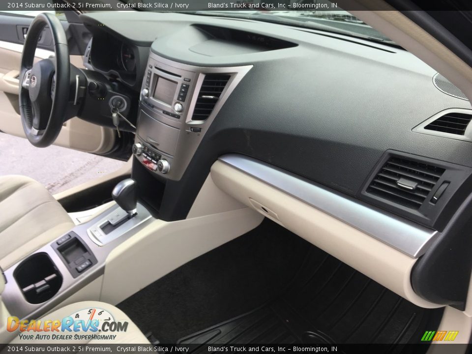 2014 Subaru Outback 2.5i Premium Crystal Black Silica / Ivory Photo #26