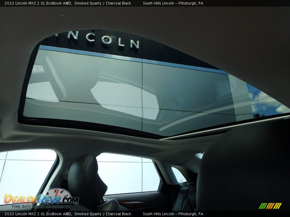 2013 Lincoln MKZ 2.0L EcoBoost AWD Smoked Quartz / Charcoal Black Photo #20