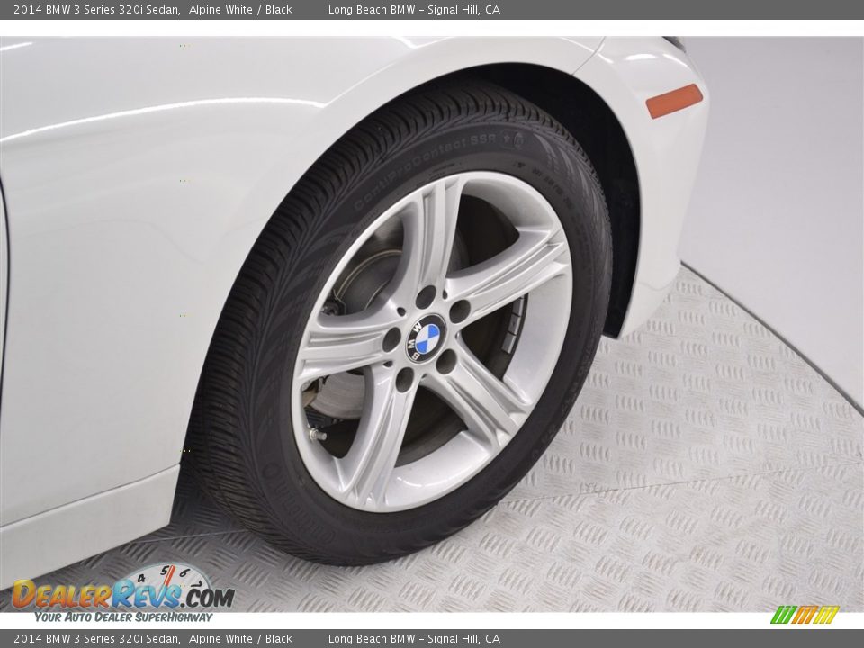 2014 BMW 3 Series 320i Sedan Alpine White / Black Photo #9