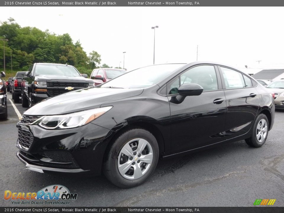 2016 Chevrolet Cruze LS Sedan Mosaic Black Metallic / Jet Black Photo #1