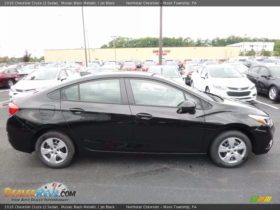 2016 Chevrolet Cruze LS Sedan Mosaic Black Metallic / Jet Black Photo #4