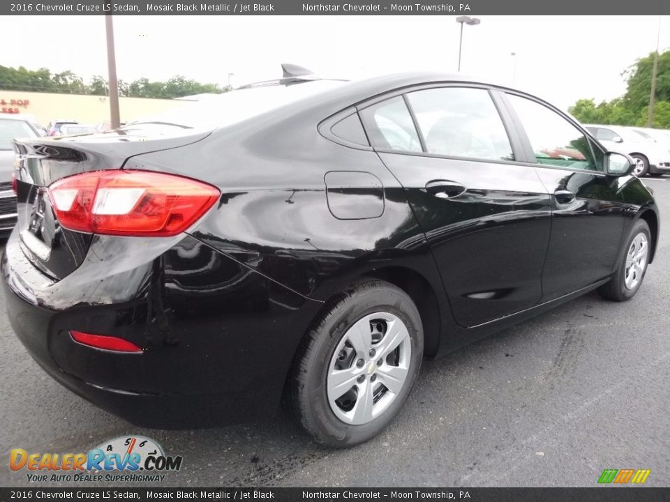 2016 Chevrolet Cruze LS Sedan Mosaic Black Metallic / Jet Black Photo #7