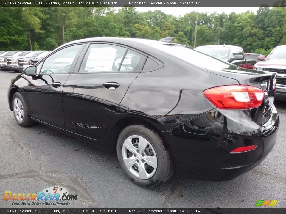 2016 Chevrolet Cruze LS Sedan Mosaic Black Metallic / Jet Black Photo #9