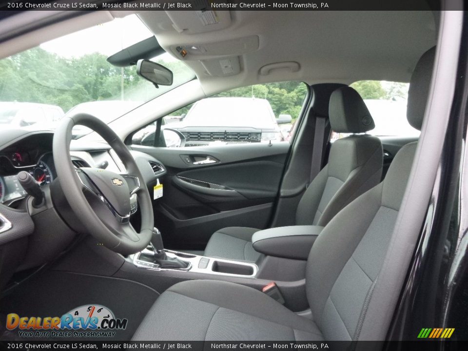 2016 Chevrolet Cruze LS Sedan Mosaic Black Metallic / Jet Black Photo #12