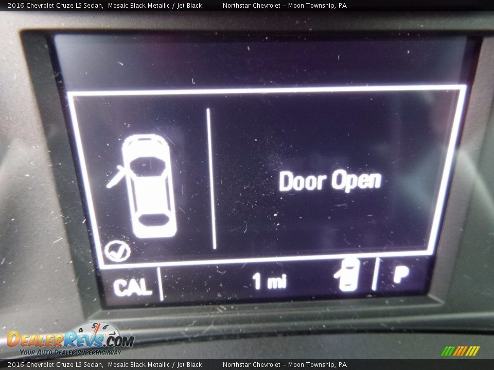 2016 Chevrolet Cruze LS Sedan Mosaic Black Metallic / Jet Black Photo #20