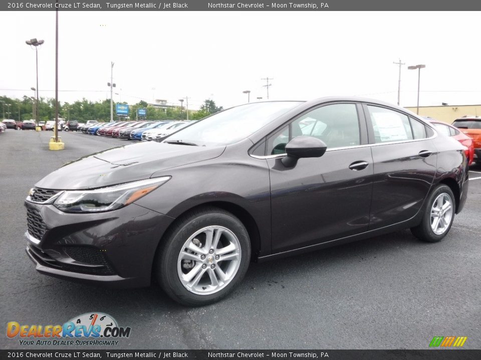 2016 Chevrolet Cruze LT Sedan Tungsten Metallic / Jet Black Photo #1