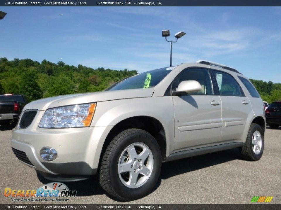 2009 Pontiac Torrent Gold Mist Metallic / Sand Photo #2