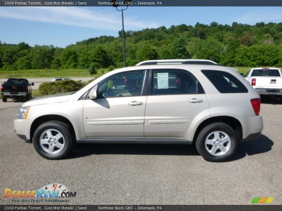 2009 Pontiac Torrent Gold Mist Metallic / Sand Photo #3