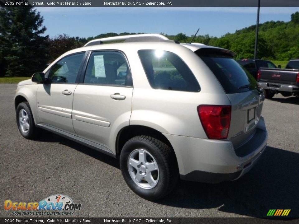 2009 Pontiac Torrent Gold Mist Metallic / Sand Photo #4