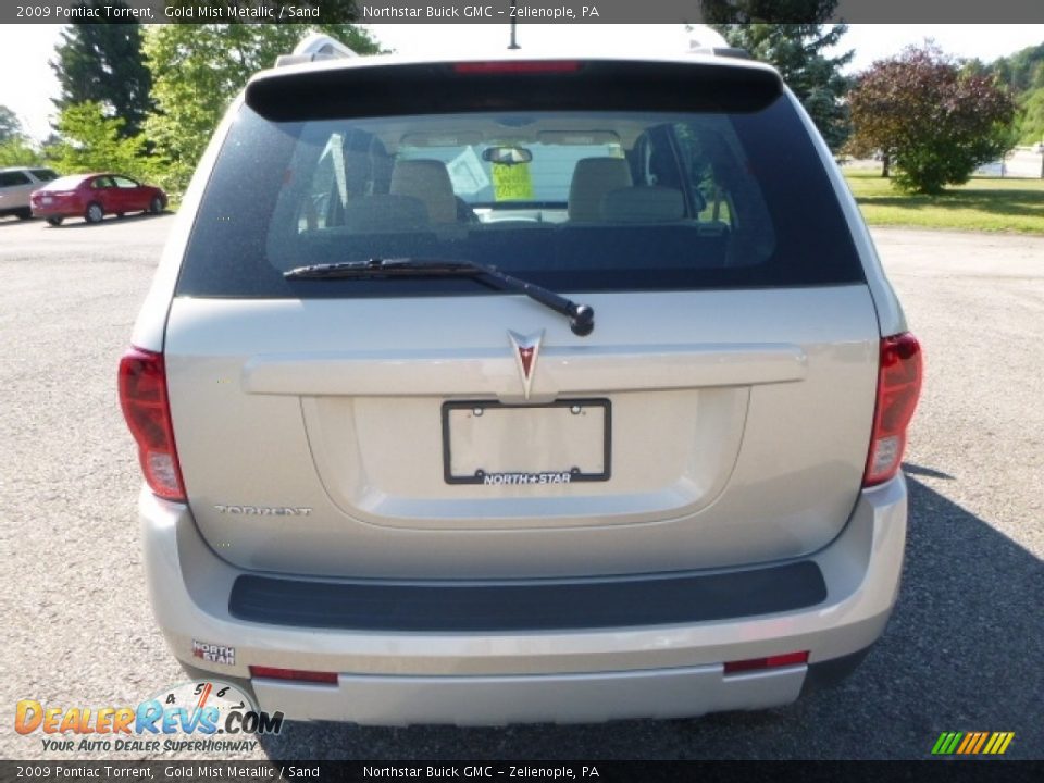 2009 Pontiac Torrent Gold Mist Metallic / Sand Photo #5