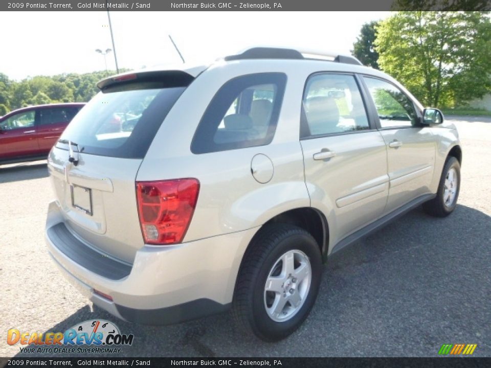 2009 Pontiac Torrent Gold Mist Metallic / Sand Photo #6