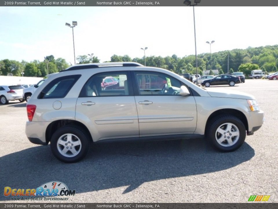 2009 Pontiac Torrent Gold Mist Metallic / Sand Photo #7