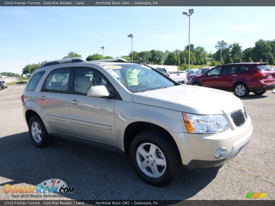 2009 Pontiac Torrent Gold Mist Metallic / Sand Photo #8